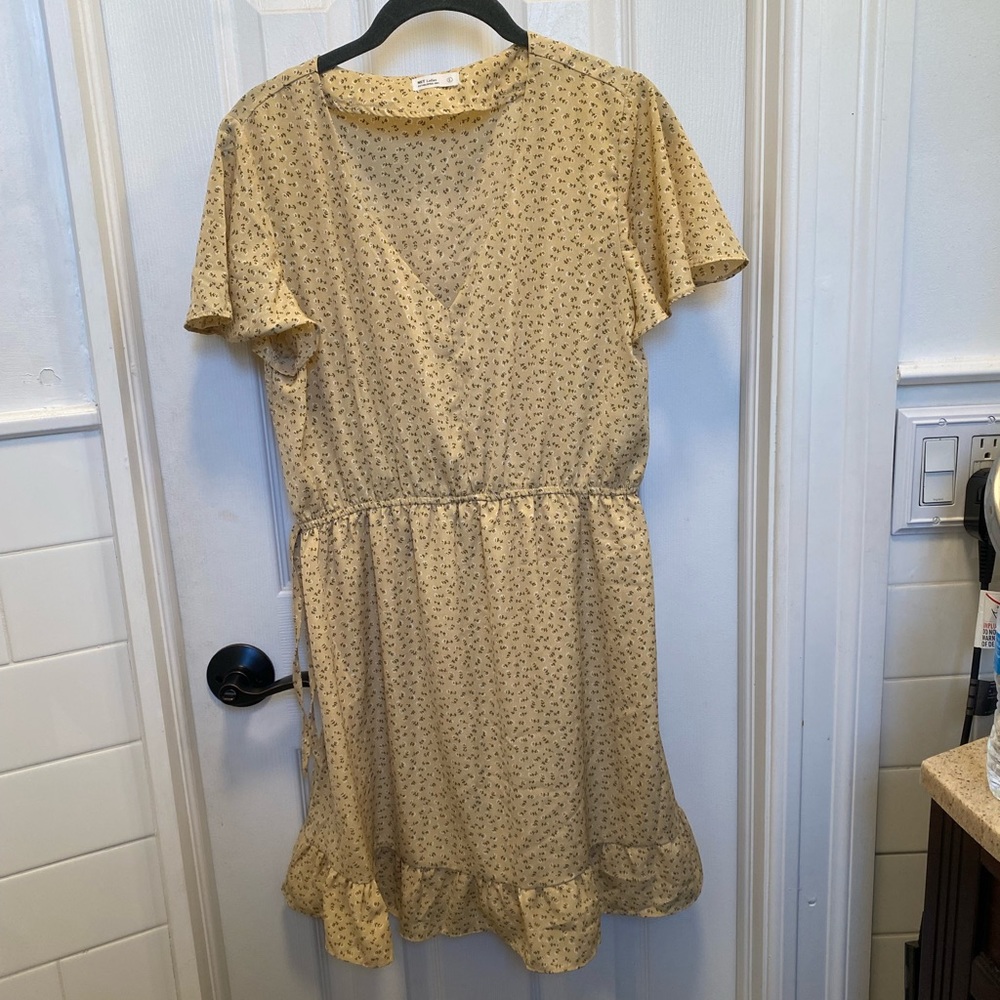 Yellow Floral Dress